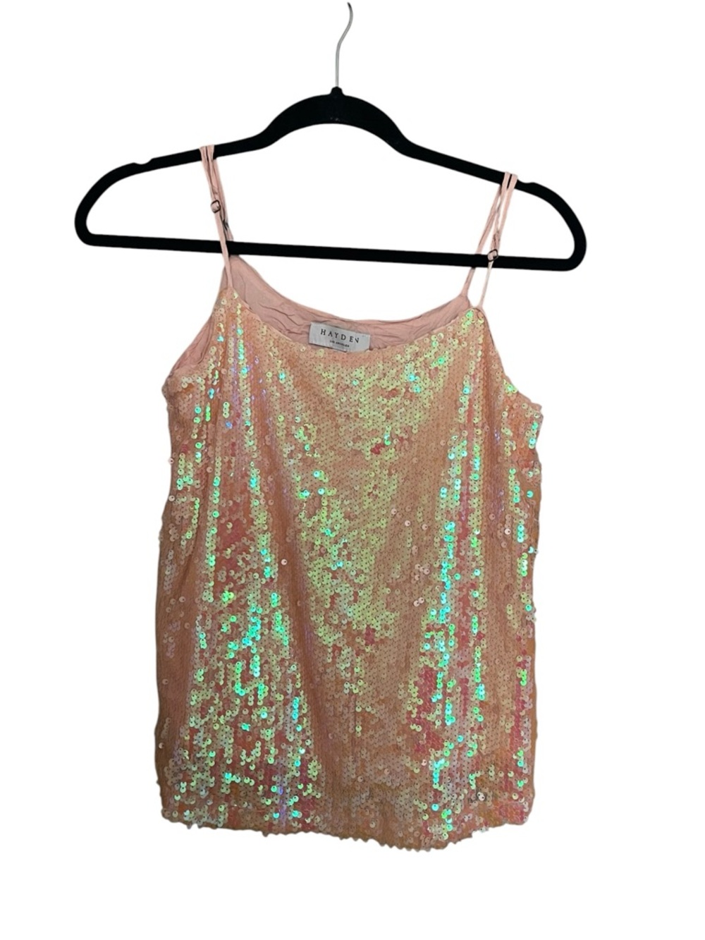 Hayden Los Angeles Sequin Cami Tank Top